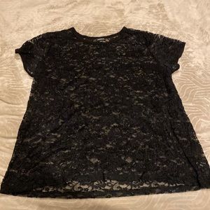 Torrid Sheer Lace Top